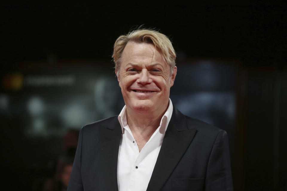 Actor Eddie Izzard poses for photographers at the premiere of the film 'Victoria and Abdul' during the 74th edition of the Venice Film Festival in Venice, Italy, Sunday, Sept. 3, 2017. (Photo by Joel Ryan/Invision/AP)