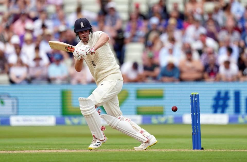 Dom Sibley dug in to make a half-century and help Warwickshire bat out a draw (Mike Egerton/PA) (PA Wire)