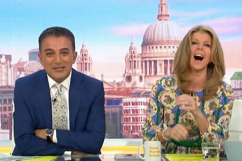 Kate Garraway and Adil Ray