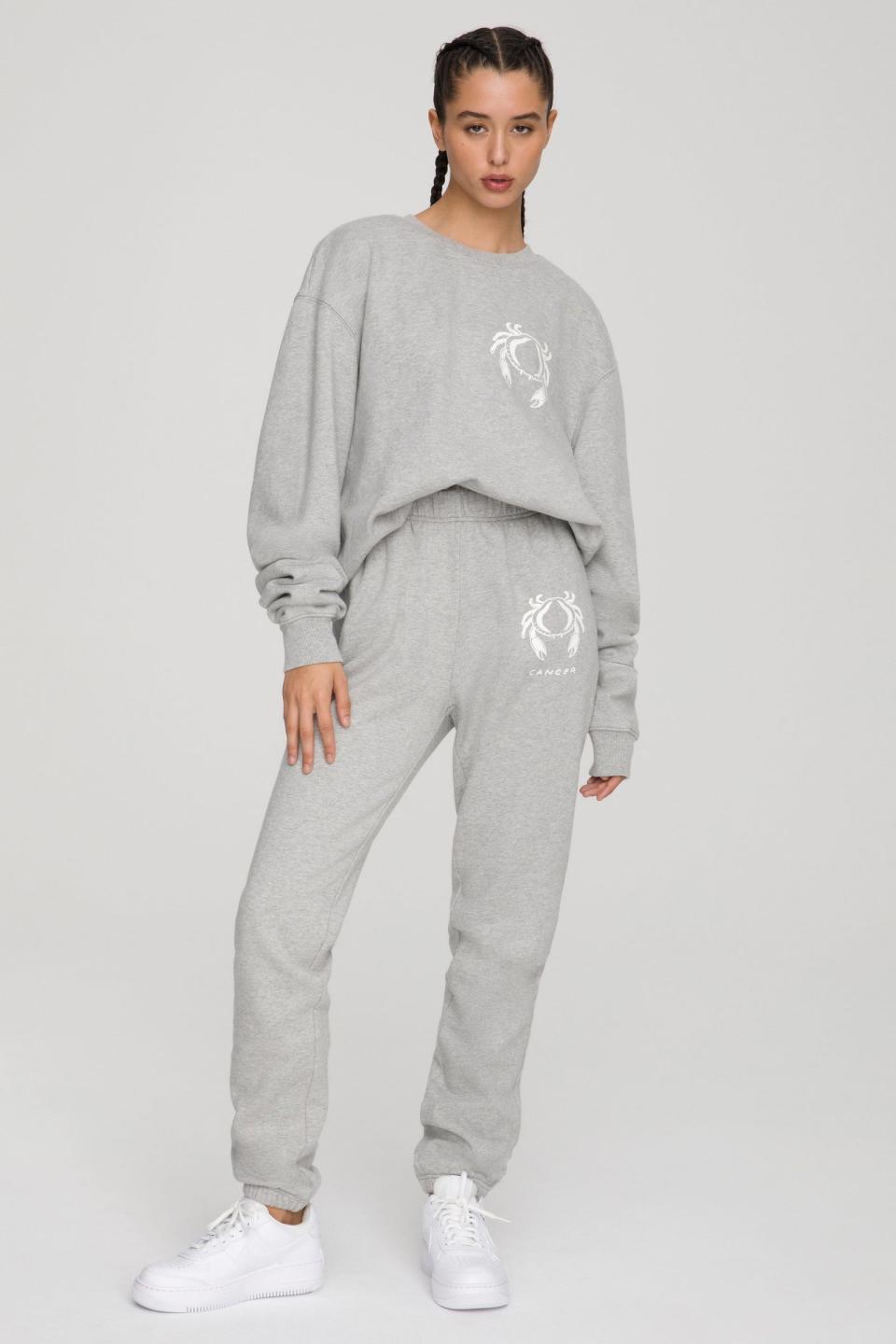 The Cancer Boyfriend Sweatshirt and the Cancer Boyfriend Sweatpants from Good American. 