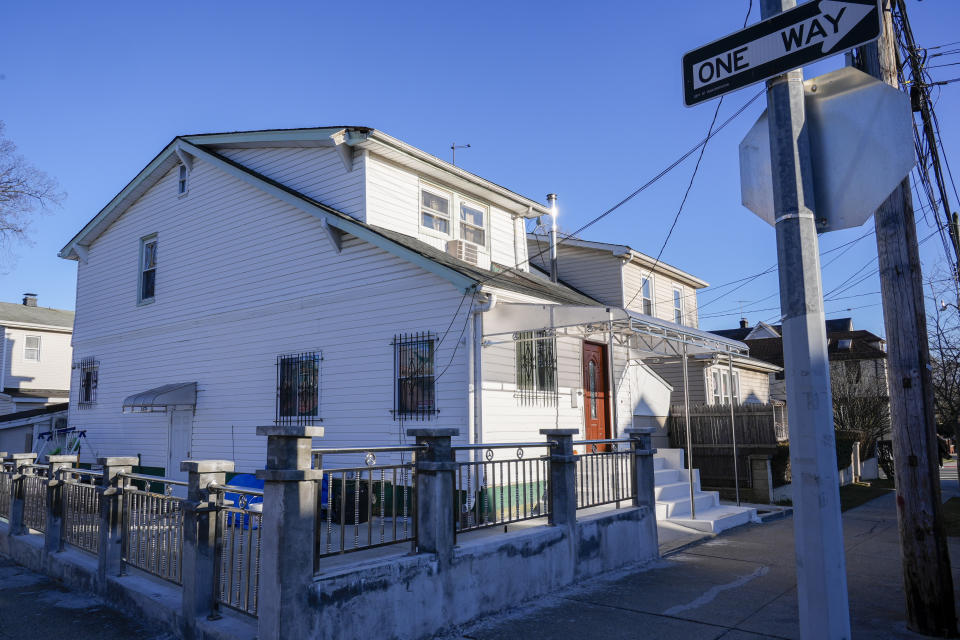 One of two homes owned by Winnie Greco, an aide to New York City Mayor Eric Adams, is seen, Thursday, Feb. 29, 2024, in The Bronx borough of New York. The FBI confirmed that a raid was conducted Thursday at the Bronx address. Records show that the home there is owned by Greco, a longtime fundraiser for the mayor who serves as his director of Asian Affairs. (AP Photo/Mary Altaffer)