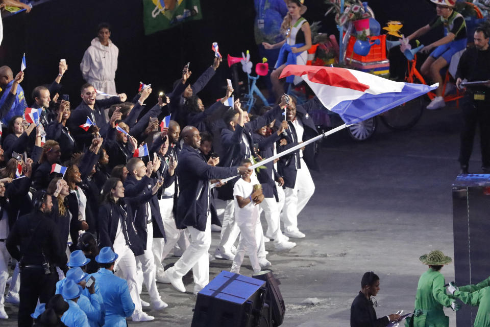 Au Brésil, en 2016, Teddy Riner avait été désigné porte-drapeaux de la France. Ce qui le prive d’office d’une deuxième expérience pour les Jeux de Paris.