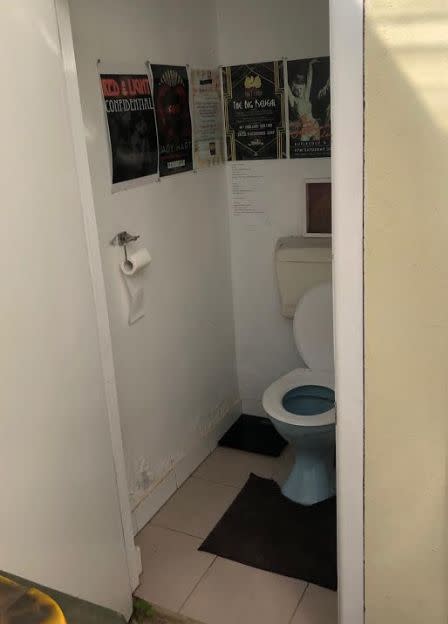 Ms Hart's toilet. It is the only one at her home. Source: Supplied