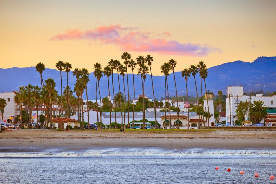 Santa Barbara's sunsets are a sight to behold: Getty Images/iStockphoto