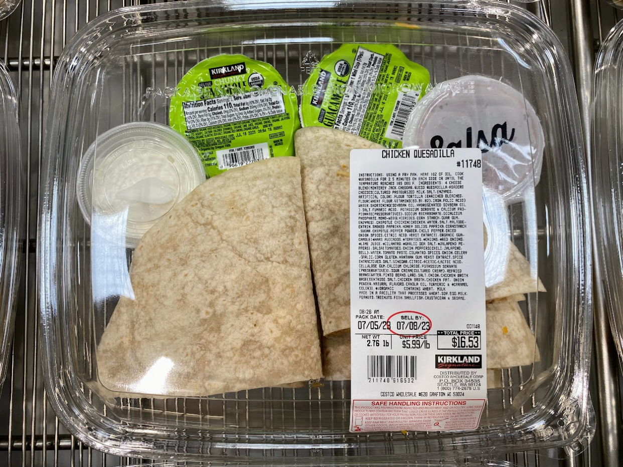 Costco kirkland chicken quesadilla