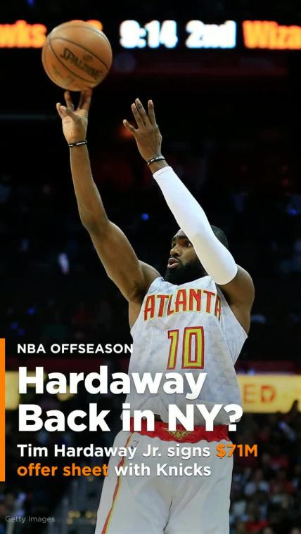 Sources: Tim Hardaway Jr. signs $71M-plus offer sheet with Knicks