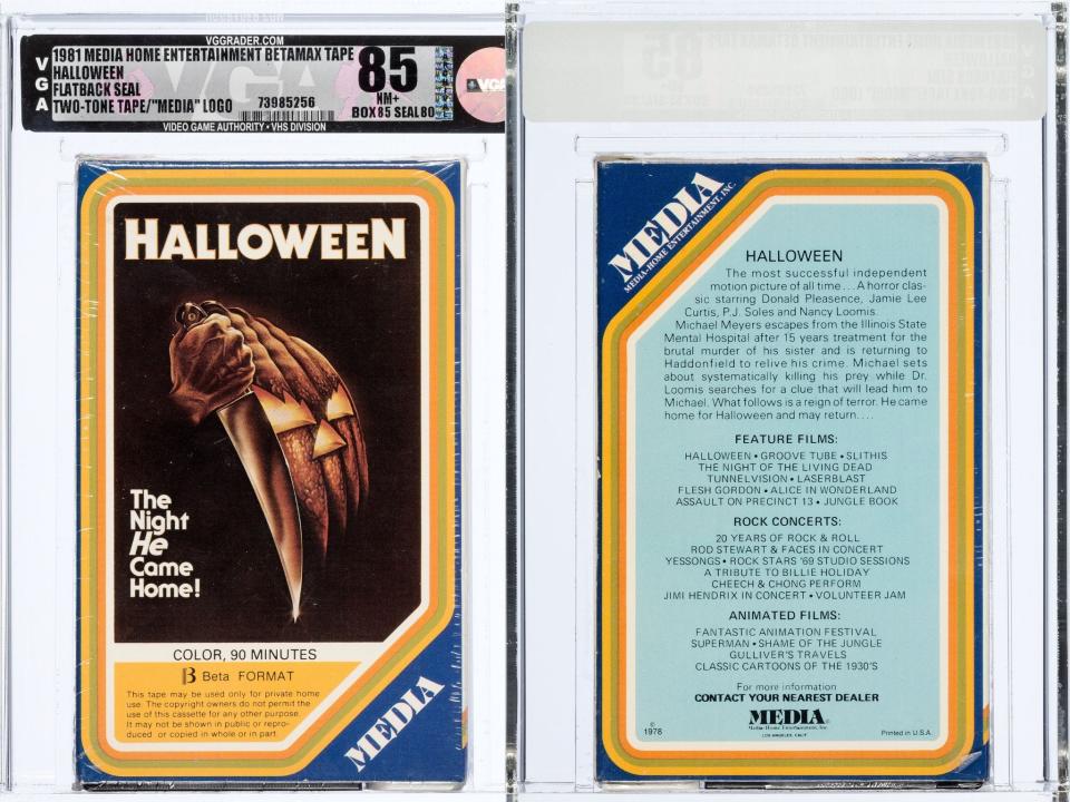 VHS Tape of "Halloween"