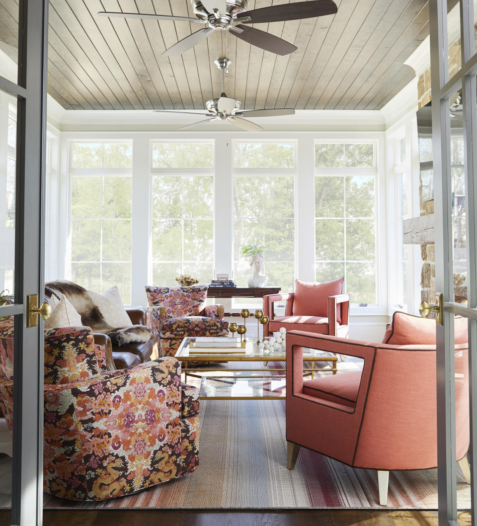 1. Refresh a sunroom for spring