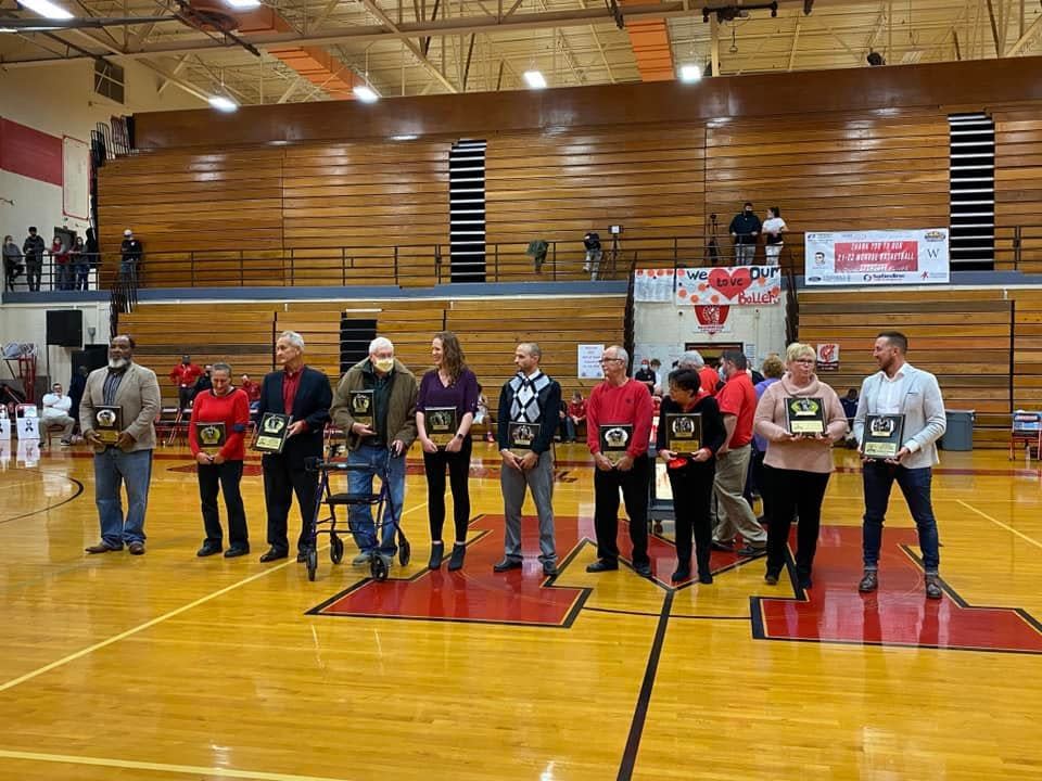 Monroe High School Athletic All of Fame induction ceremonies Friday night.