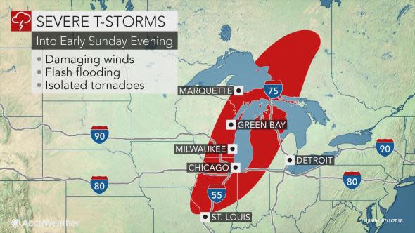 New severe July 1 pm