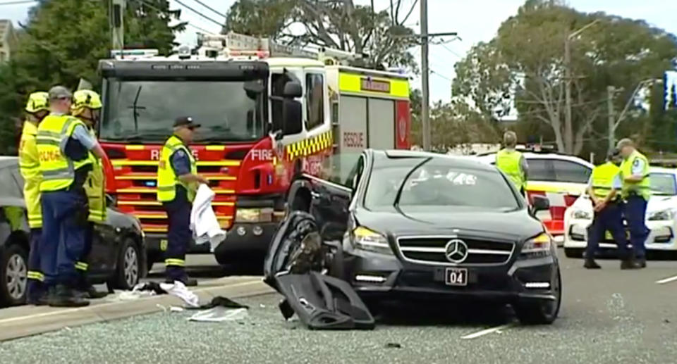 The family of Sydney grandmother Gai Vieira are planning to sue police after she was left in a coma following a crash with a highway patrol car in Cronulla on September 5. Source: 7 News