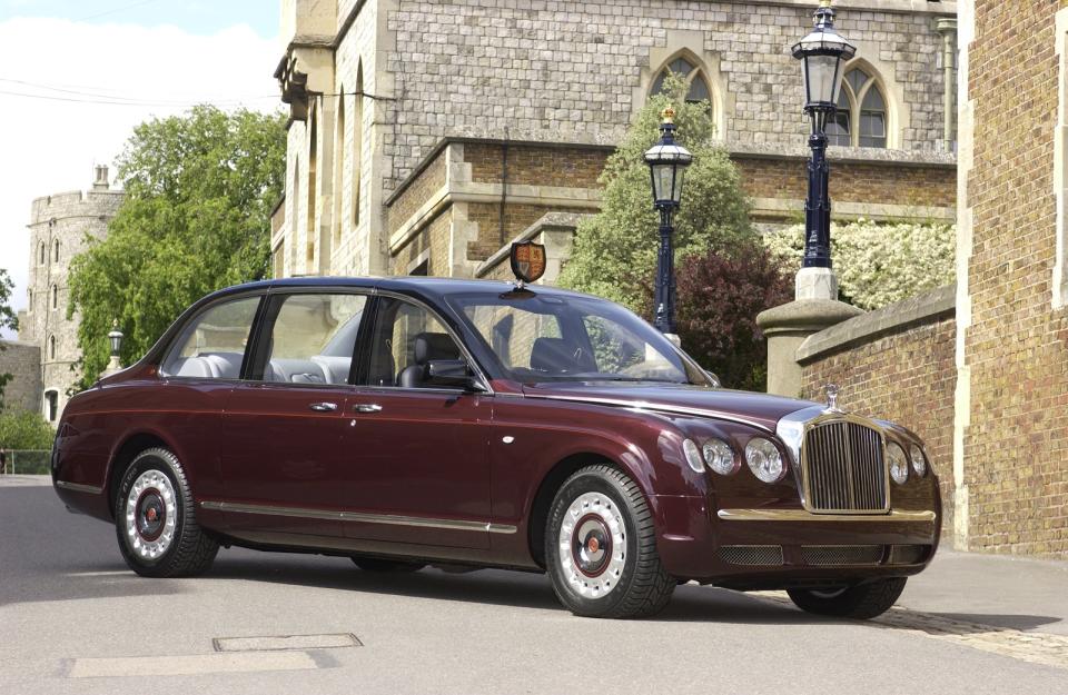 <p>As presents go, a one-off Bentley State Limousine has got to be one of the best. That’s exactly what Bentley and other parts of the British motor industry created for Queen Elizabeth II for her <strong>Golden Jubilee</strong> in 2002 and the two cars have been in regular use since. So, this is definitely not one of those gifts that gets used once out of politeness and then tucked away.</p><p>This unique design is based on an Arnage platform that’s been extended by 830mm (32.7in). The <strong>armoured bodywork</strong> by Bentley’s <strong>Mulliner division</strong> uses a higher roofline than the Arnage to help Her Majesty get in and out in a dignified manner and the rear doors hinge to right angles for the same reason. And should the Queen want to get home in a hurry, there’s a 400bhp twin-turbo 6.75-litre V8 engine that was lifted from an Arnage R to give this State Limousine a top speed of 130mph. In a nod to the Queen’s love of animals, the cars have seats made from <strong>cloth</strong>, not leather.</p>