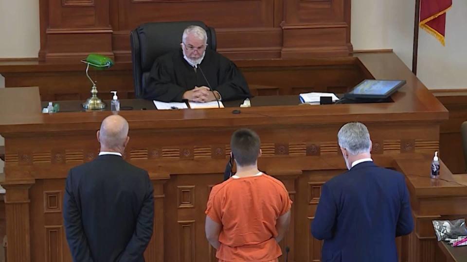 The trial was delayed by the Covid-19 pandemic. On August 27, 2021, Brandon Theesfeld pleaded guilty to first-degree murder. He was sentenced to life in prison without the possibility of parole.  / Credit: CBS News