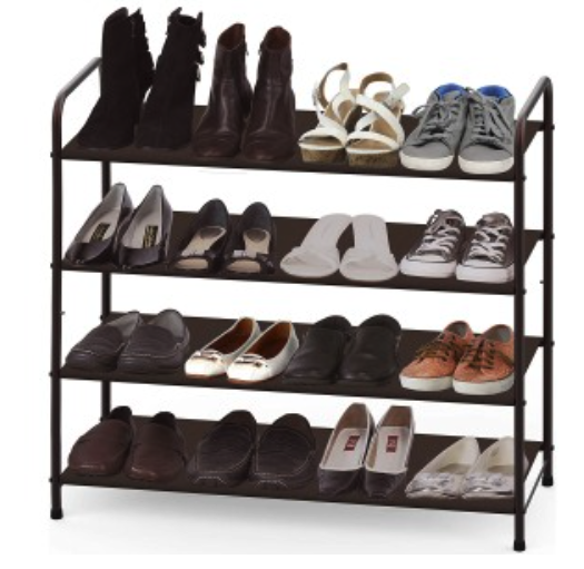 Simple Houseware 4-Tier Shoe Rack