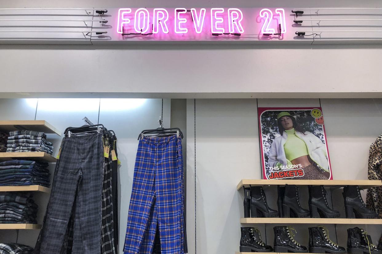 A view inside a Forever 21 store in Union Square in Manhattan on September 12, 2019 in New York City.