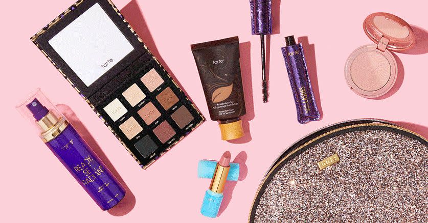Keep reading for details on how to get seven full-size Tarte products for $63. (Photo: Tarte Cosmetics)