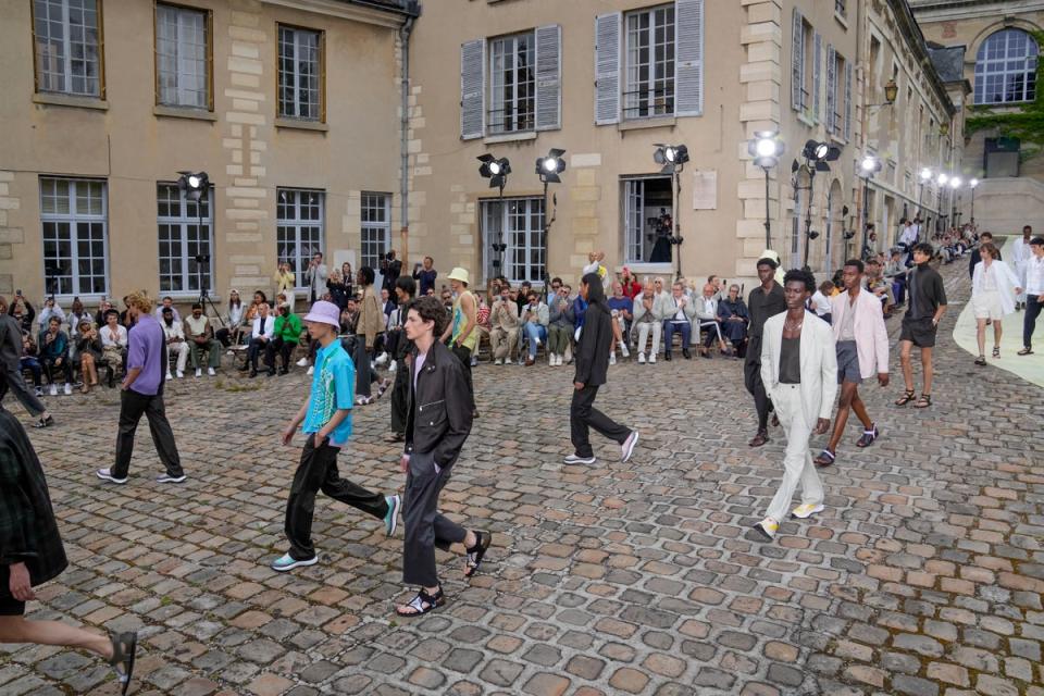 Paris Fashion Hermes Mens SS 23 (Copyright 2022 The Associated Press. All rights reserved)