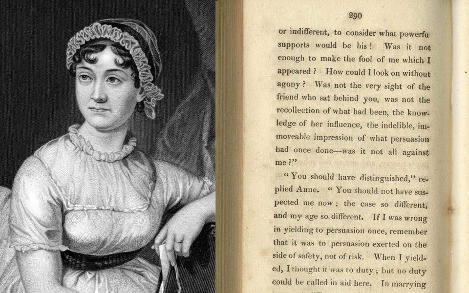 Engraving of Jane Austen