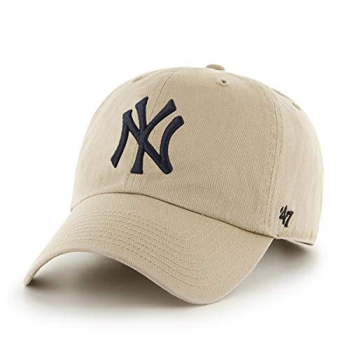 Girls Youth New York Yankees '47 Pink Groovy Clean Up Adjustable Hat