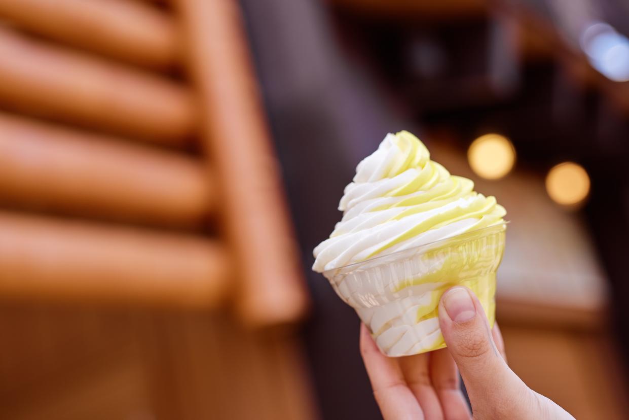 A Pineapple and Vanilla Dole Whip Twist is among several variations of the treat at Pineapple Lanai.