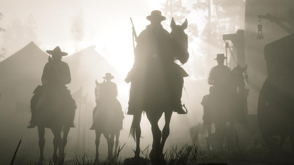 The Pinkertons loom large as virtual adversaries in Red Dead Redemption 2, but