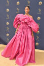 <p>Tracee Ellis Ross turns heads with her candy pink gown. <br>Photo: Getty </p>