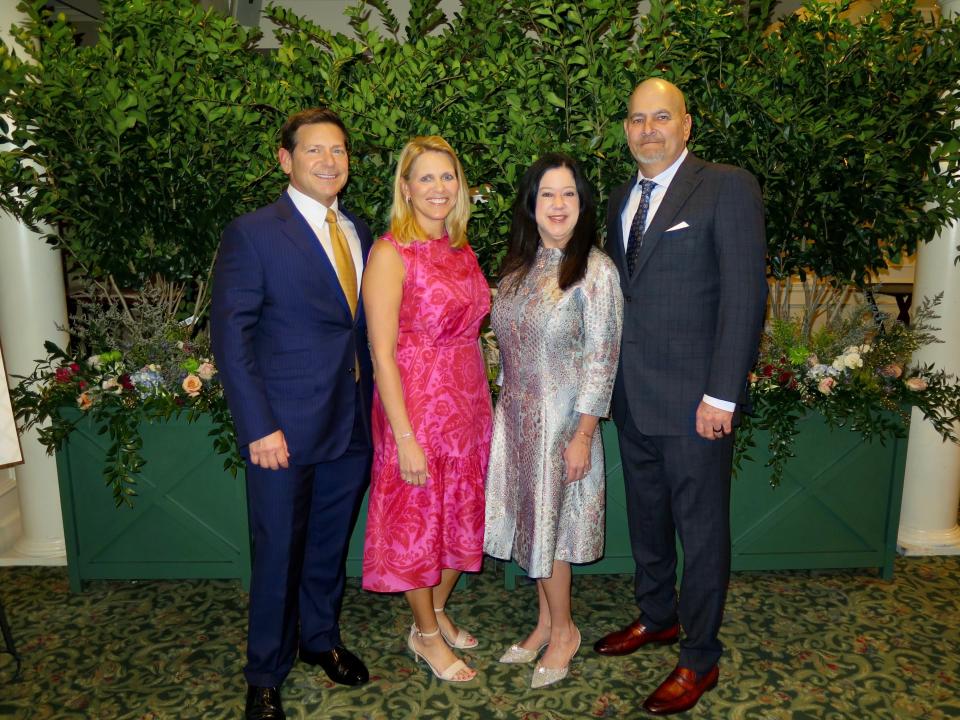 Dr. Russell VanNorman and his wife Susanna VanNorman who is Chairman of Publicity for 2024 Cotillion at the Cotillion Club President's Announcement Party at the Shreveport Club January 26, 2024.