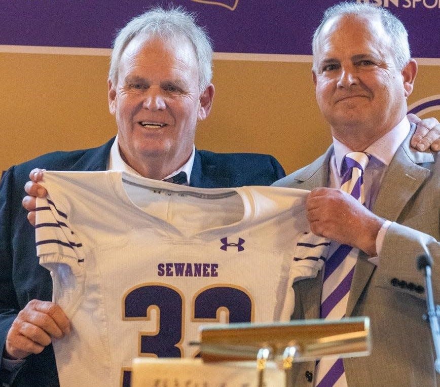 Former MTSU football coach Andy McCollum was introduced Friday as the new coach at Sewanee.