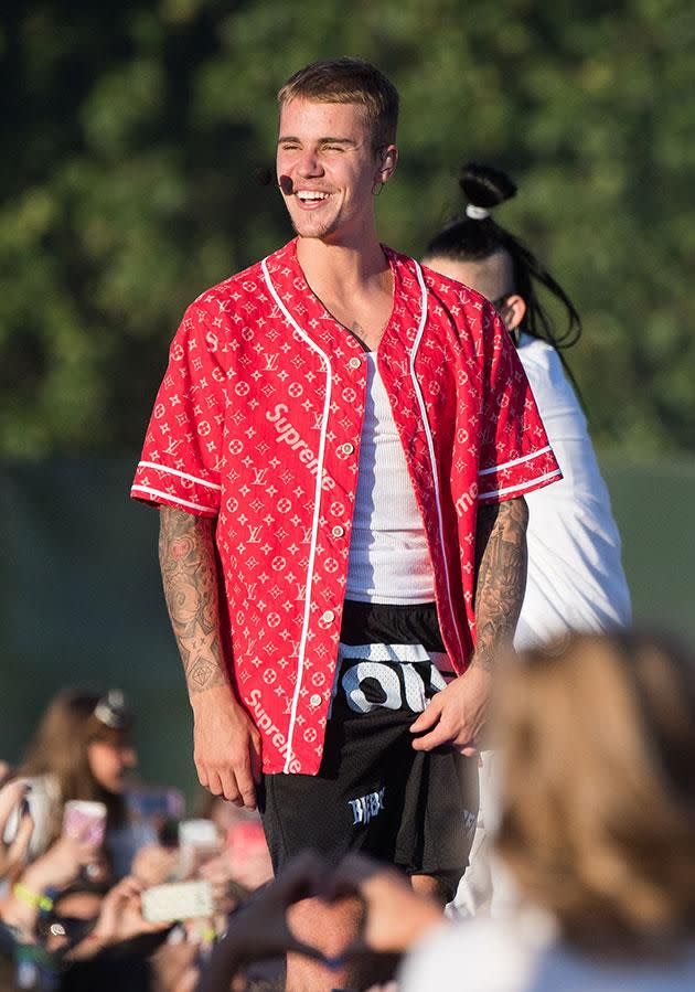 Justin Bieber went on a strange rant during his performance in London. Source: Getty