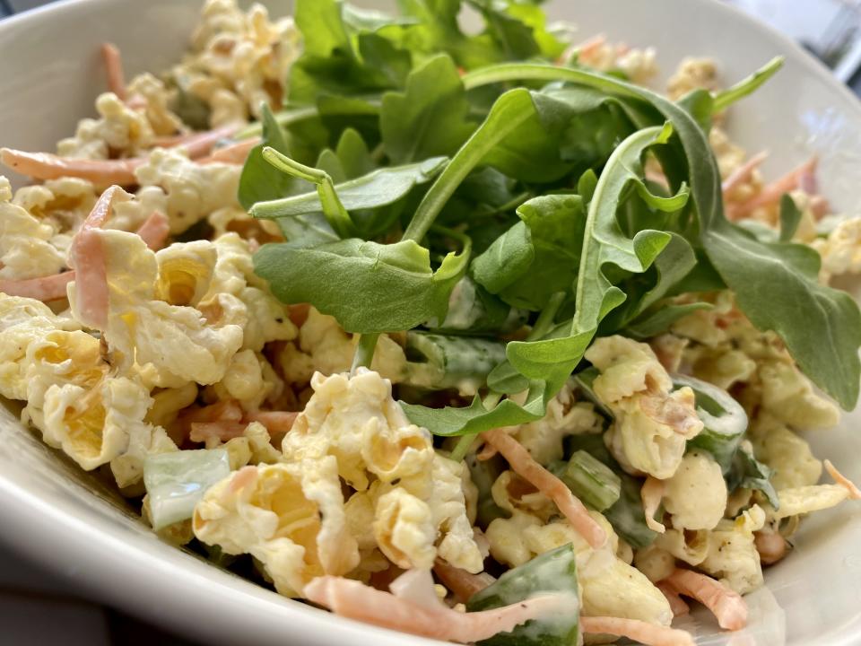 I was pleasantly surprised by the flavors in Popcorn Salad, though I had been a little nervous about making it. (Terri Peters)