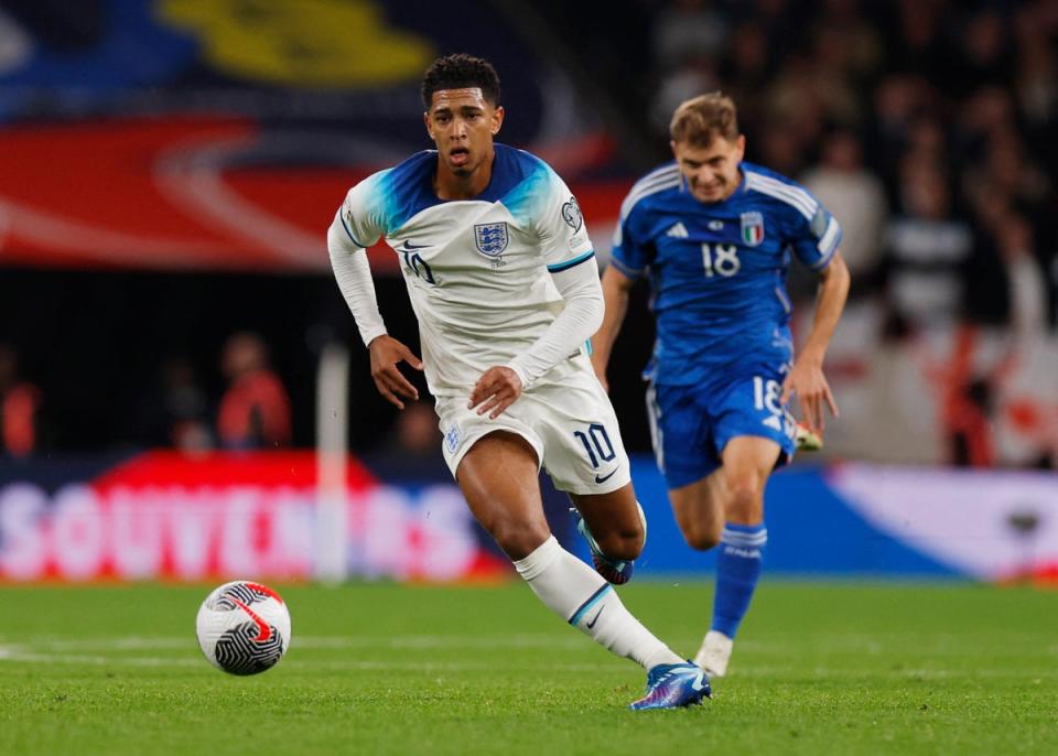 A masterful performance from Jude Bellingham led England’s comeback at Wembley (Action Images via Reuters)