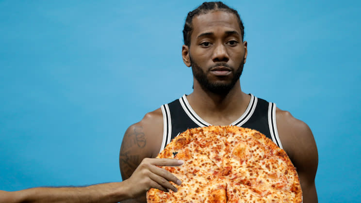 Freetail Brewing Company has offered Kawhi Leonard free pizza and beer for life. (AP)