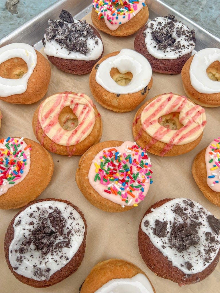 Doughnuts from Golden Hour Bake House are seen in this undated photo.