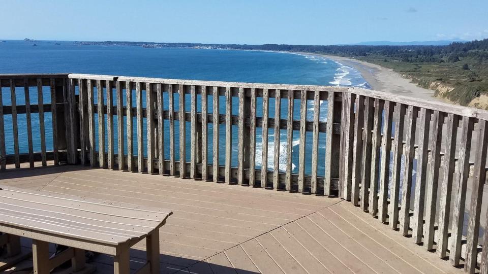 Crescent City beach, California.