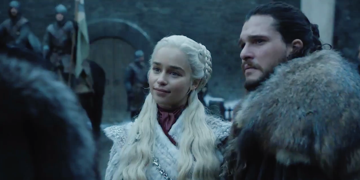 Daenerys, Sansa and Jon Snow (Credit: HBO)