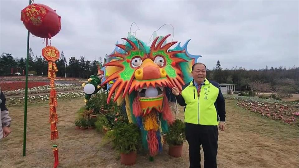 澎湖遊憩園區打造1.8公頃「花海」　春節走春賞花好去處