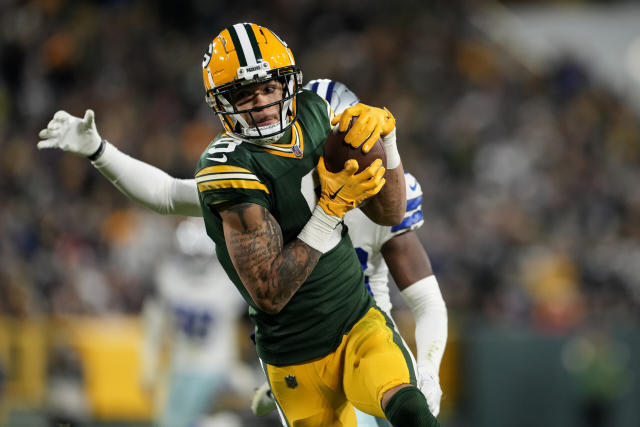 Packers WR Christian Watson switches jersey number