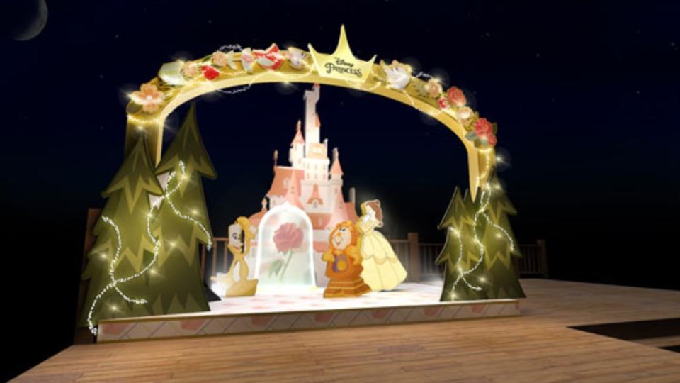 「迪士尼公主的童話森林」是今年耶誕城最大亮點。（圖／翻攝自2020新北歡樂耶誕城官方網站）