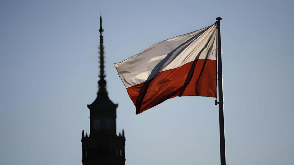 Polish flag. Stock photo: Getty Images