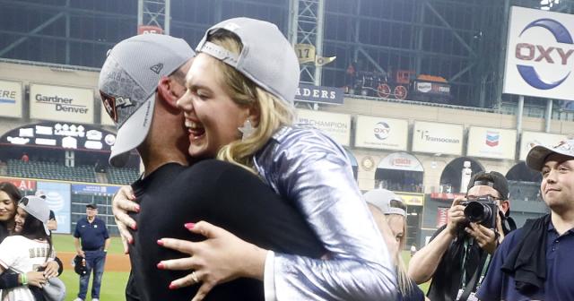 Kate Upton Congratulates Husband Justin Verlander on World Series