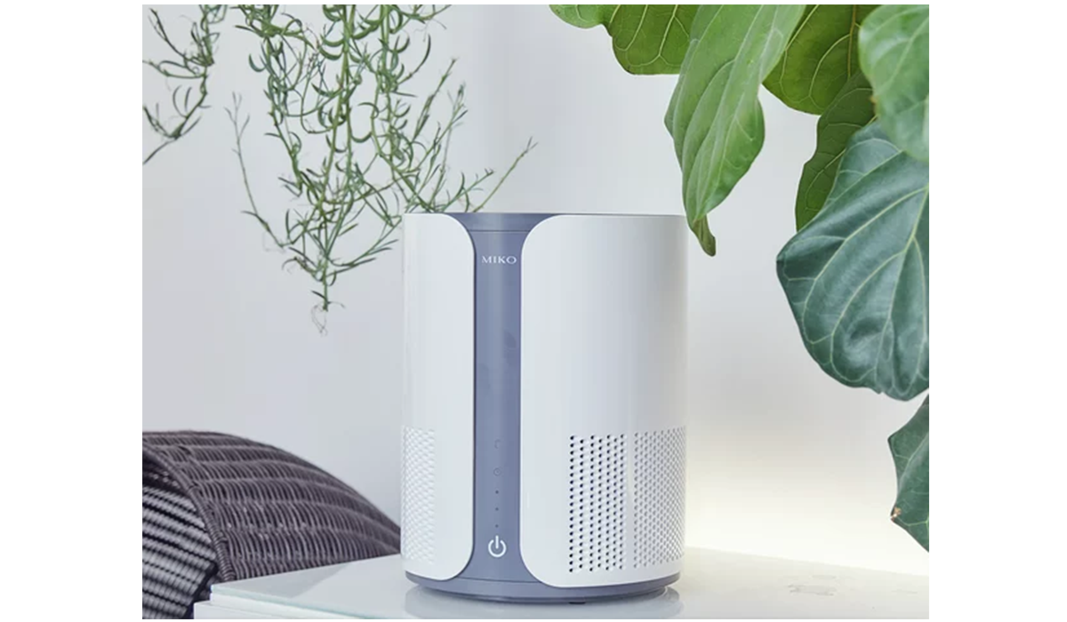 Spruce up your air space with the sleek Miko Home Air Purifier. (Photo: Walmart)