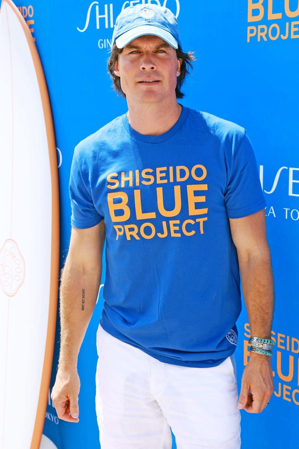 Ian Somerhalder hosts The Shiseido Blue Project in partnership with World S= urf League Pure and WILDCOAST at the U.S Open of Surfing, CA on August 4th,= 2022 in Huntington Beach, California. https://jenniferjohnsonphotography91.pixieset.com/sbpxis/