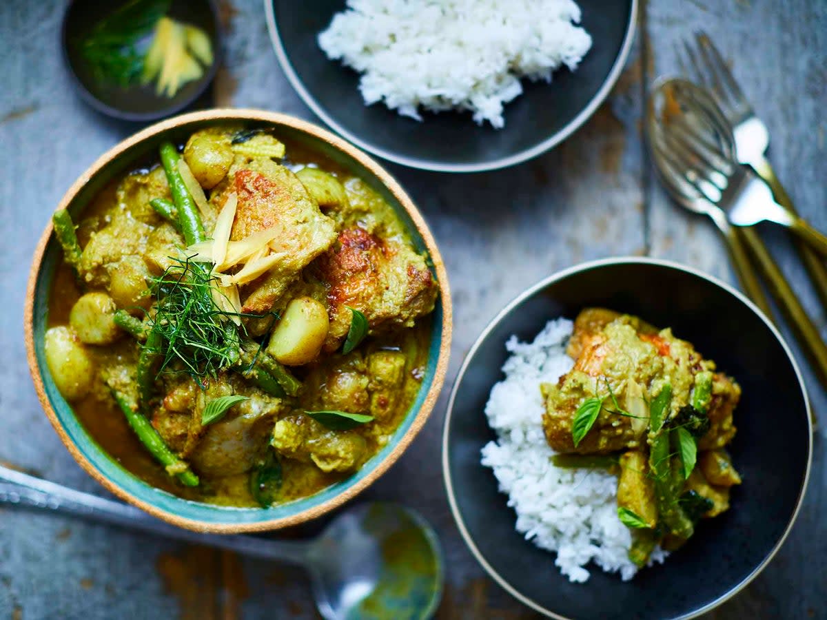 Marinating the chicken packs this green curry full of goodness and flavour  (Sebby Holmes)