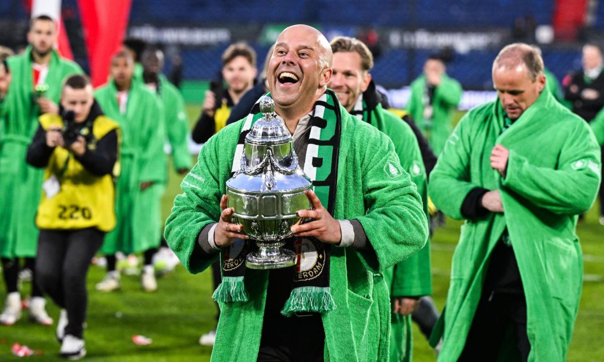 <span>Arne Slot has attracted interest from a host of clubs having led Feyenoord to silverware and got them playing an attractive brand of football.</span><span>Photograph: Hollandse Hoogte/Shutterstock</span>