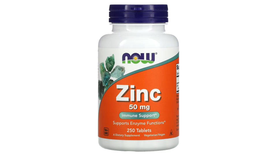 NOW Foods, Zinc, 50 mg, 250 Tablets. (Photo: iHerb SG)