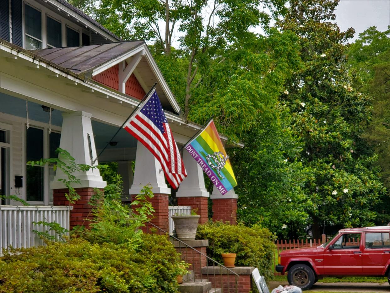 Flags fly daily in New Bern and Craven County but one that is rarely seen is the Pride Flag.