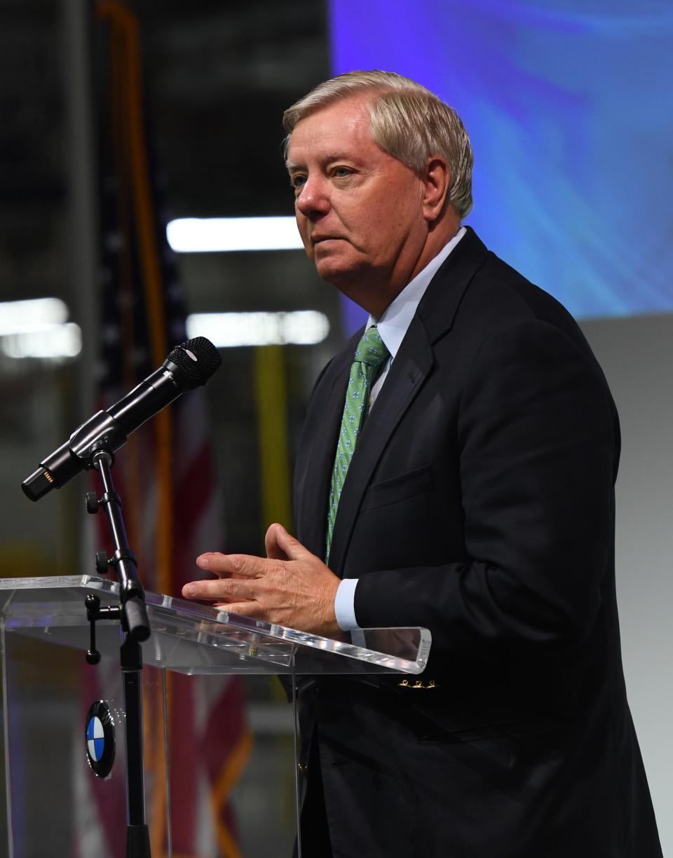 A special economic development announcement was made by BMW at its plant in Spartanburg County on Oct. 19, 2022. The company plans to invest more than a billion dollars in the production of electric cars and batteries to power them at the Spartanburg plant. South Carolina U.S. Sen. Lindsey Graham talks about the growth of the state. 
