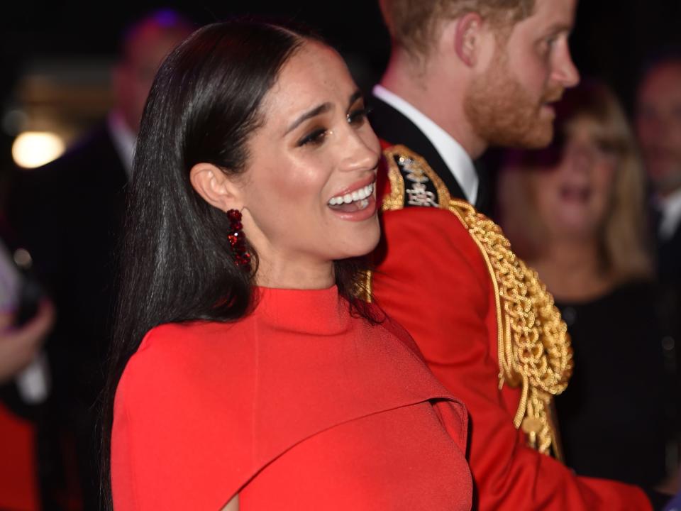 Meghan, Duchess of Sussex attend the Mountbatten Music Festival at the Royal Albert Hall on March 7, 2020 in London, England.