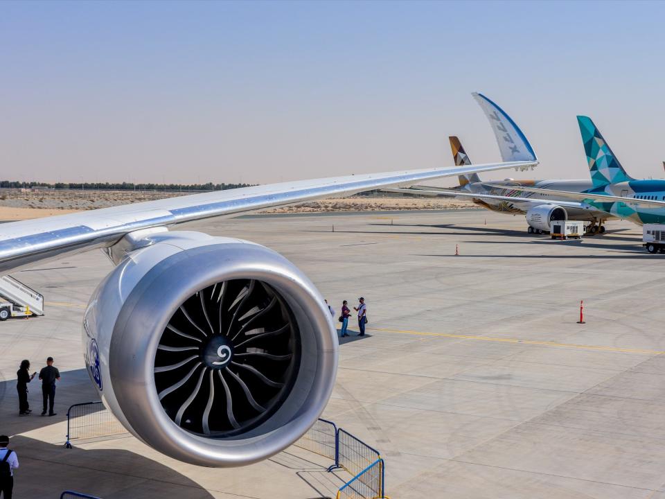 Boeing 777X at Dubai Airshow 2021