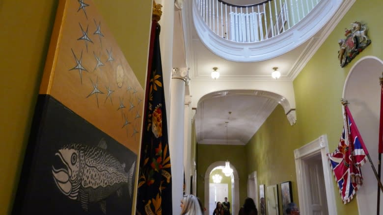 Indigenous art lines walls of Government House in 'Reclamation' gallery